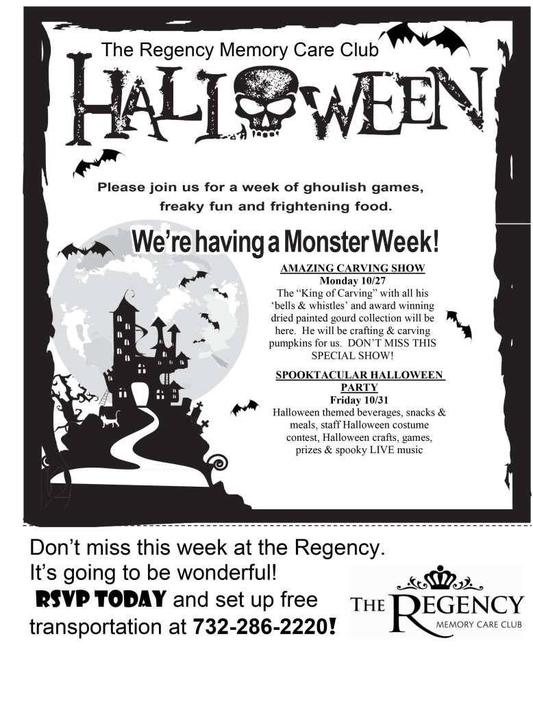 The Regency Memory Care Club Halloween