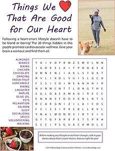 Heart Smart Wordfind